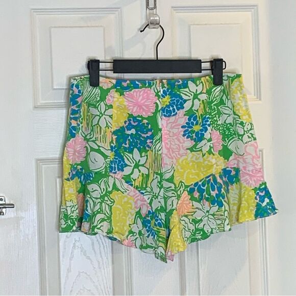 Lilly Pulitzer Womens Folly Flouncy Skort (Multi Hibiscus Stroll) Size 6 - Picture 5 of 11